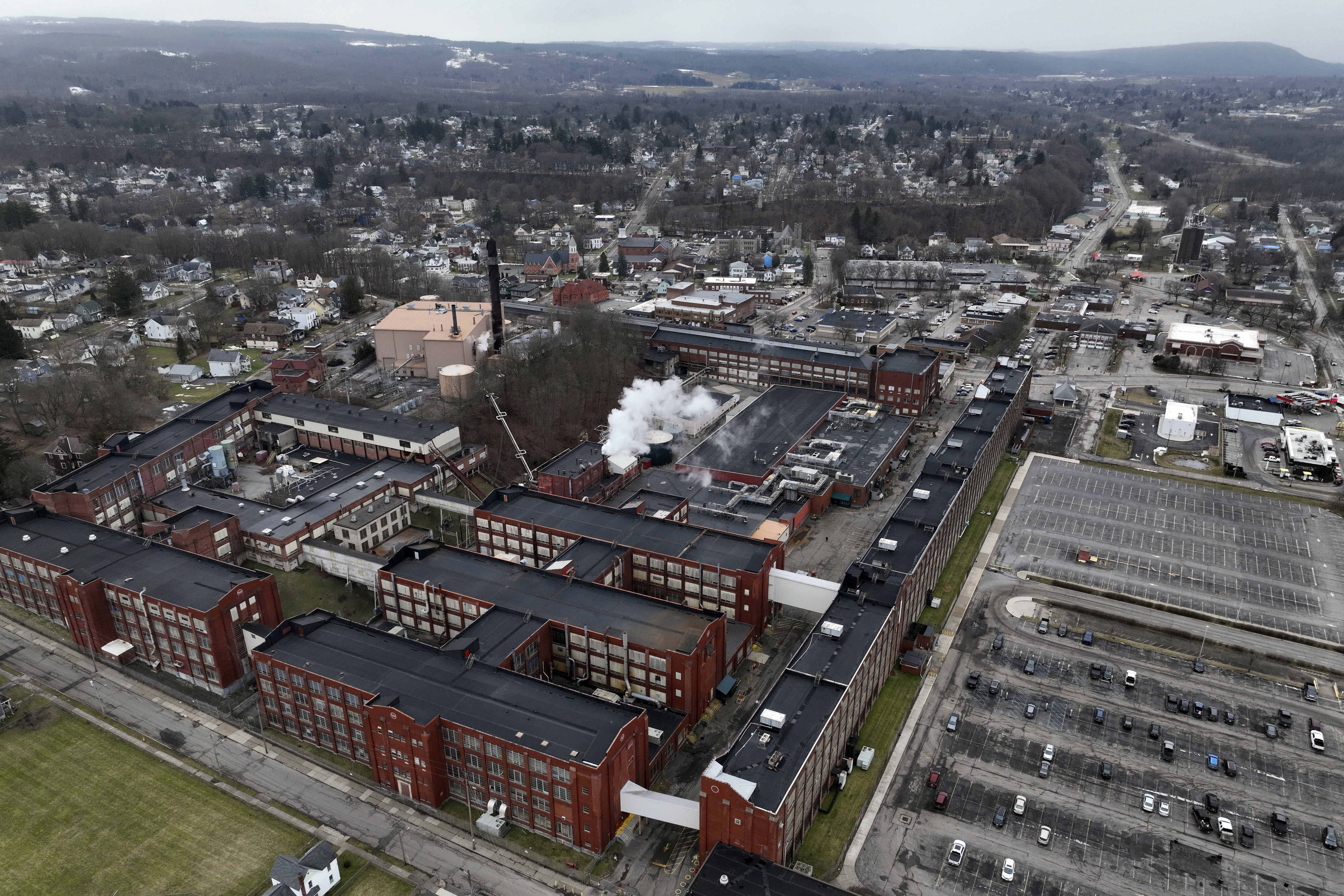 View of Remington Arms Co. compound in Ilion, NY. The oldest gun-maker is moving operations to GA & shutting down the Ilion factory (AP Photo).