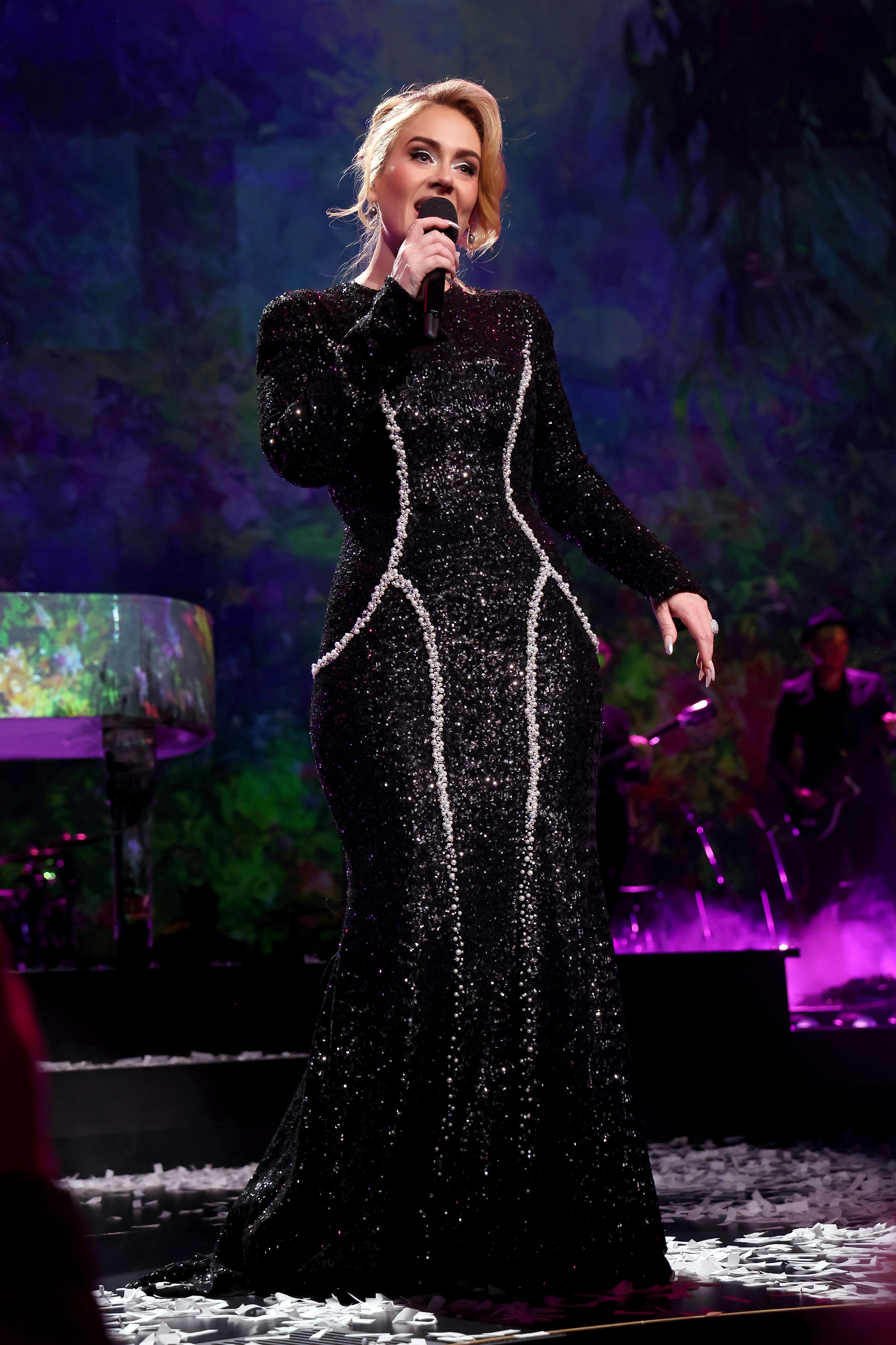 Adele performed in Las Vegas this weekend.