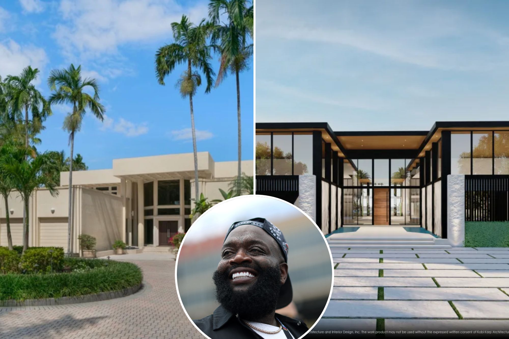 Rick Ross is spending an additional $20 million on gut renovations to his Miami estate he purchased for $35 million in August. 