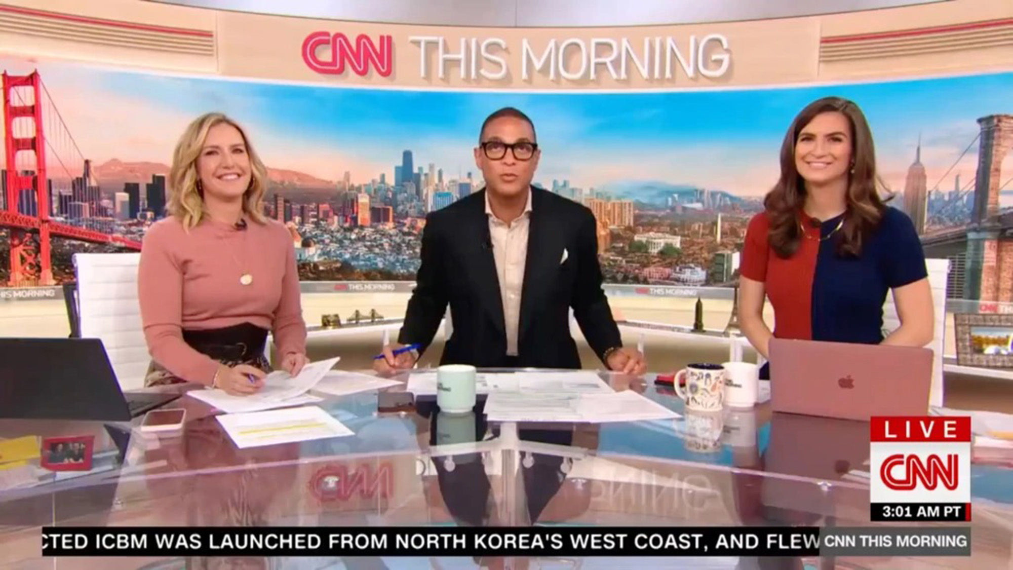Poppy Harlow, Don Lemon, and Kaitlan Collins on "CNN This Morning"
