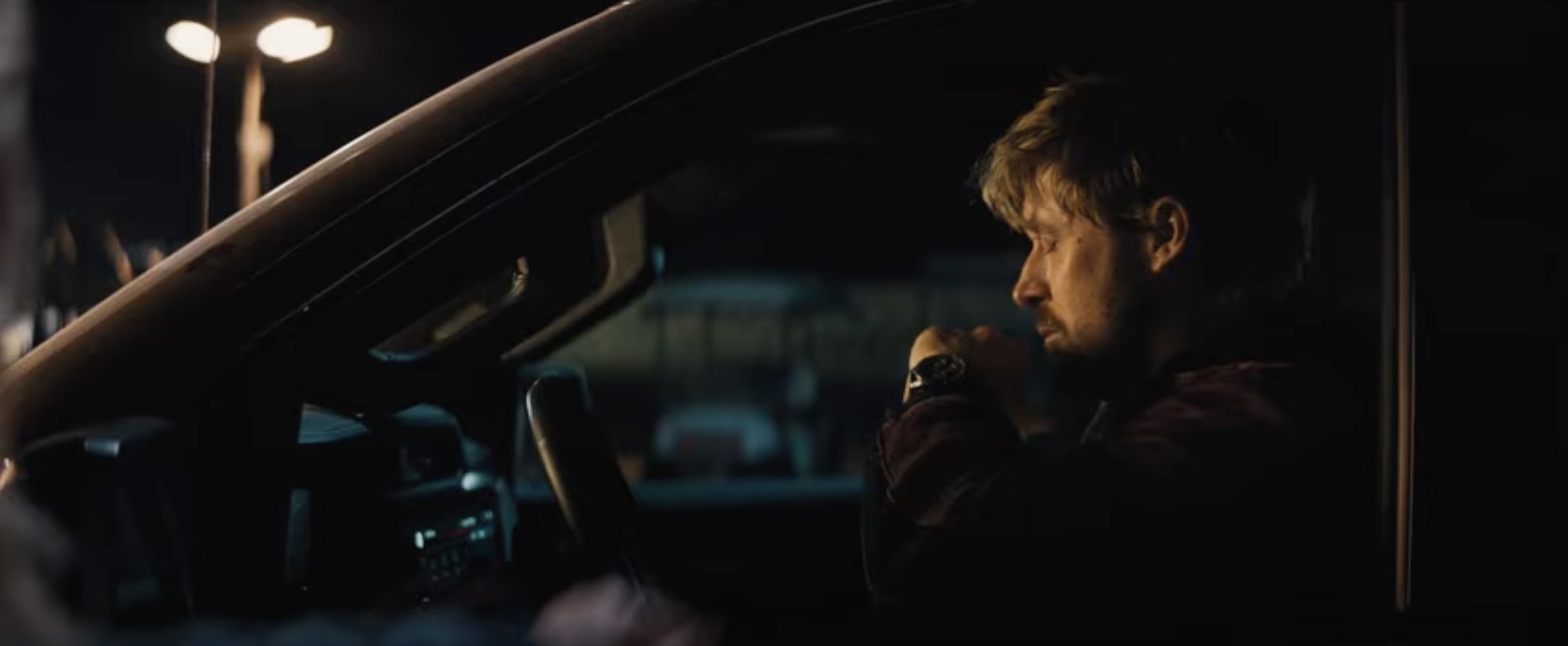 Colt Seavers (Ryan Gosling) quietly weeps while listening to Taylor Swift in the trailer for "The Fall Guy."