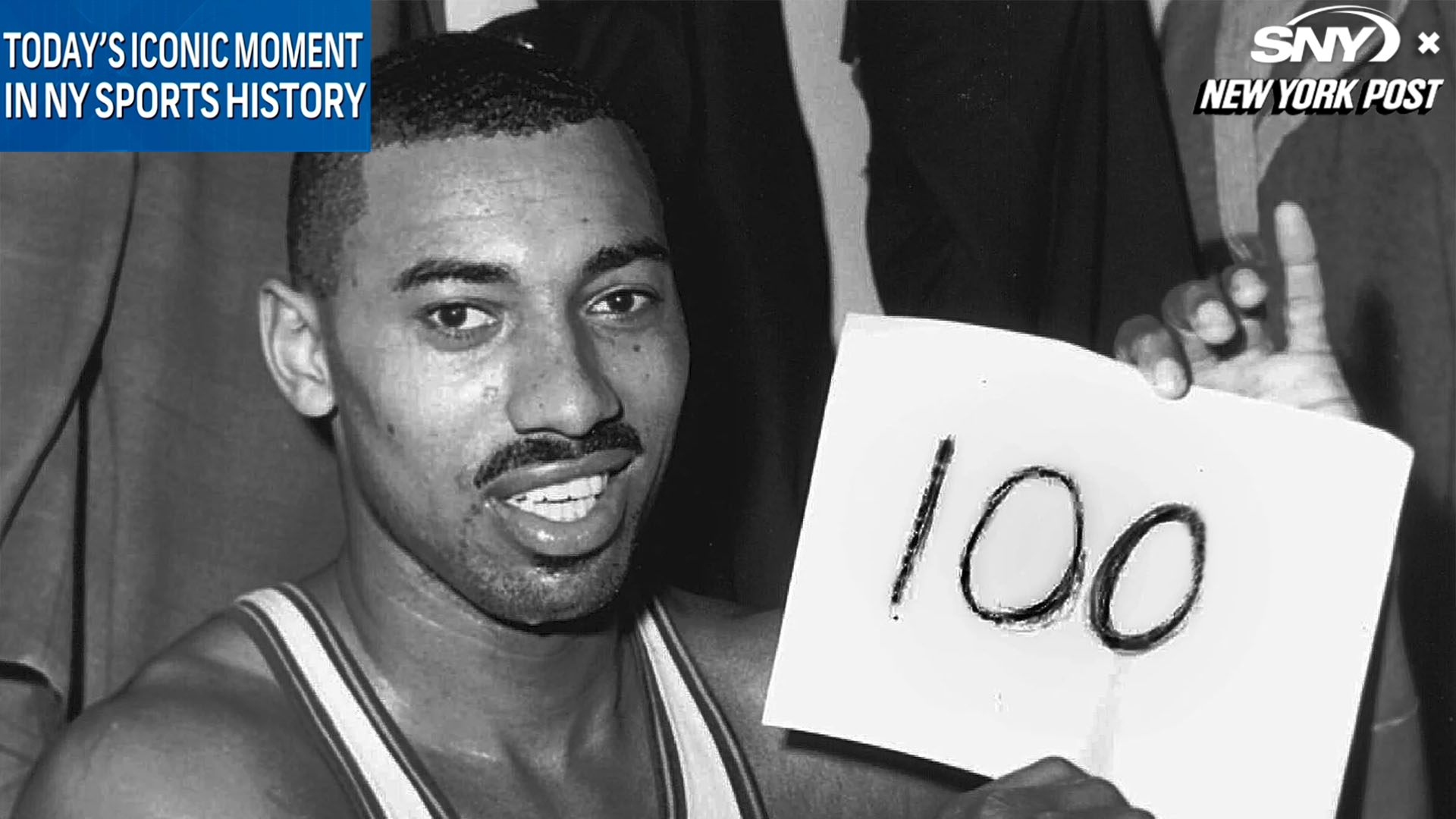 Today’s Iconic Moment in New York Sports: Wilt Chamberlain scores 100 points against the Knicks