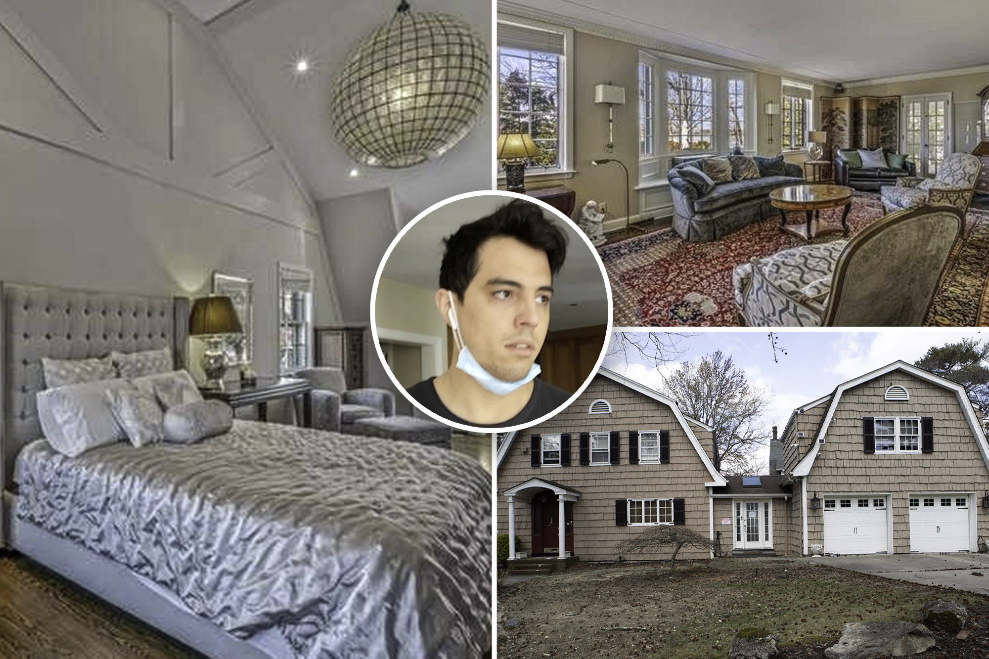 Squatter Brett Flores is living it up in a $2 million luxe Queens home with water views.